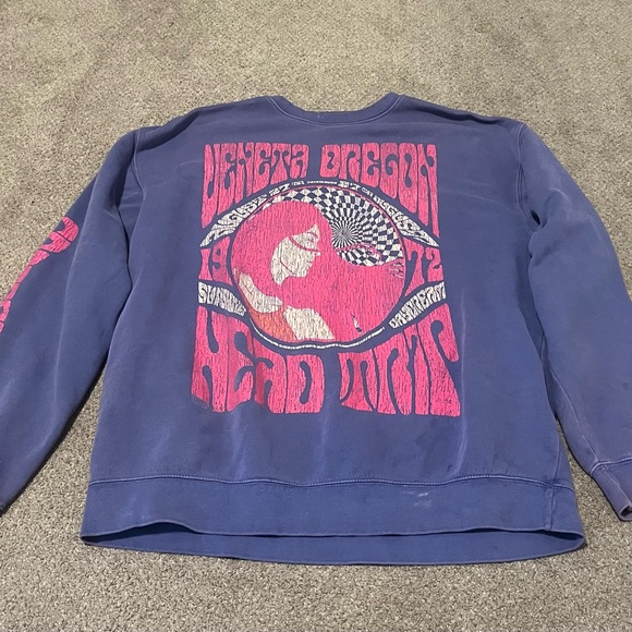 Ripple Sweaters - Purple Crewneck